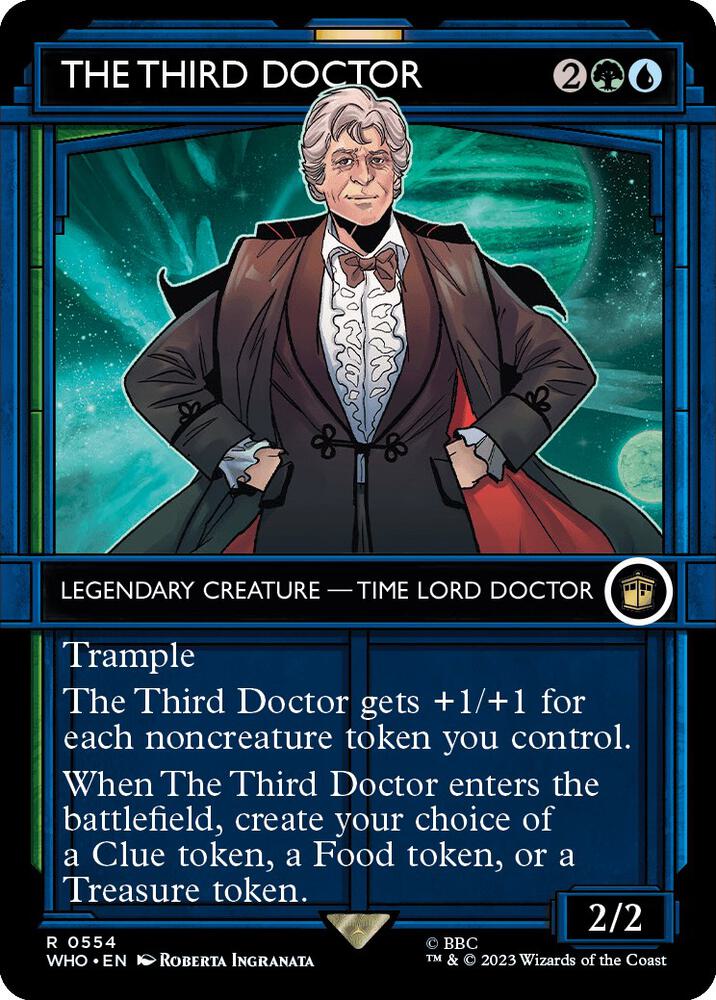 The Third Doctor 554/331 (Universes Beyond: Doctor Who)  - Showcase | Good Games Morley
