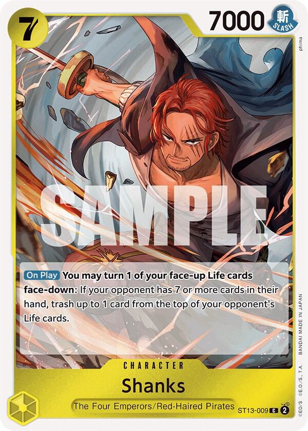 Shanks ST13-009 (Ultra Deck: The Three Brothers)  - Foil | Good Games Morley