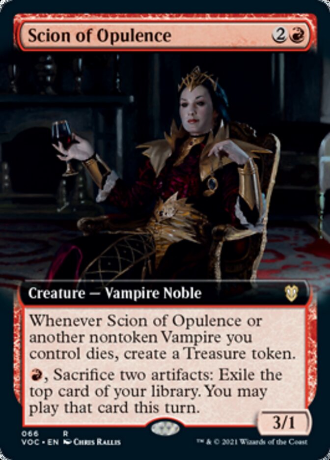 Scion of Opulence (Extended Art) [Innistrad: Crimson Vow Commander] | Good Games Morley