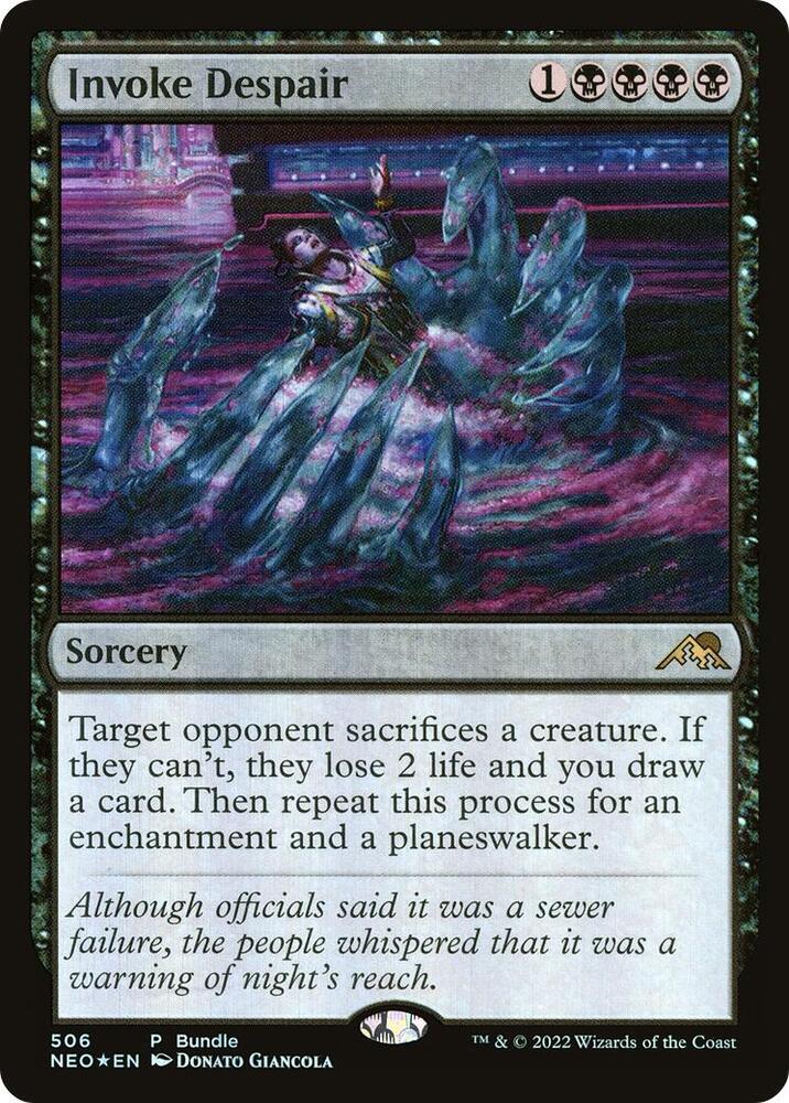 Invoke Despair NEO Bundle 506 (Unique and Miscellaneous Promos)  - Foil | Good Games Morley