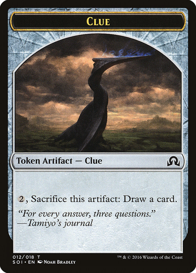 Clue Token (012/018) [Shadows over Innistrad Tokens] | Good Games Morley