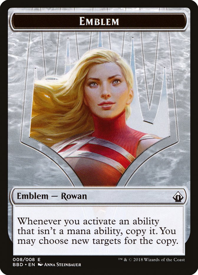 Rowan Kenrith Emblem [Battlebond Tokens] | Good Games Morley