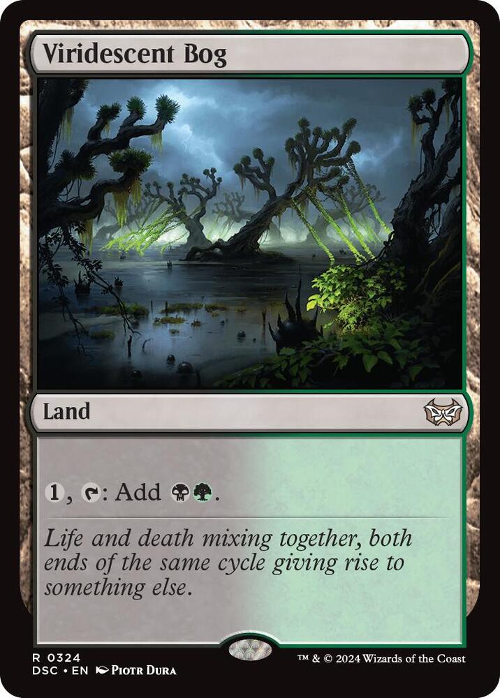 Viridescent Bog 324/40 (Commander: Duskmourn: House of Horror)  | Good Games Morley