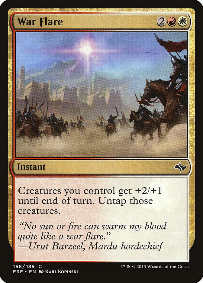 War Flare 158/185 (Fate Reforged)  | Good Games Morley