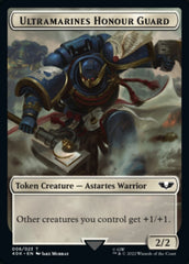 Soldier (003) // Ultramarines Honour Guard Double-Sided Token (Surge Foil) [Warhammer 40,000 Tokens] | Good Games Morley