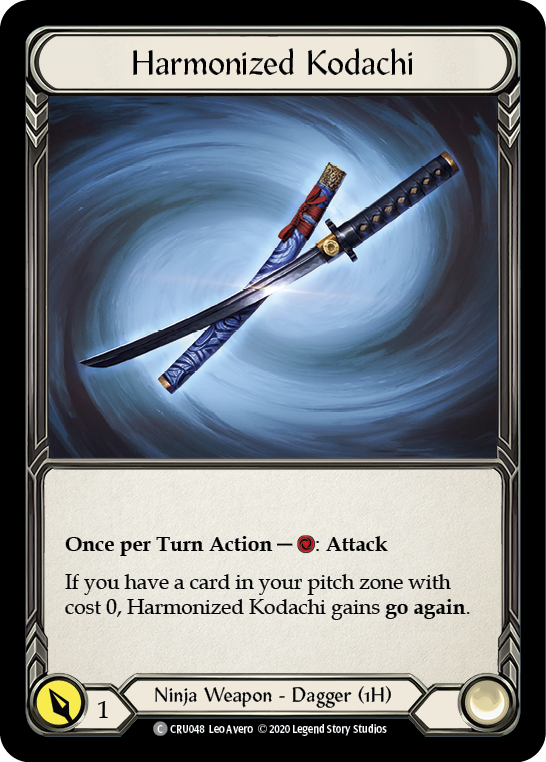 Harmonized Kodachi [CRU048] (Crucible of War)  1st Edition Normal | Good Games Morley