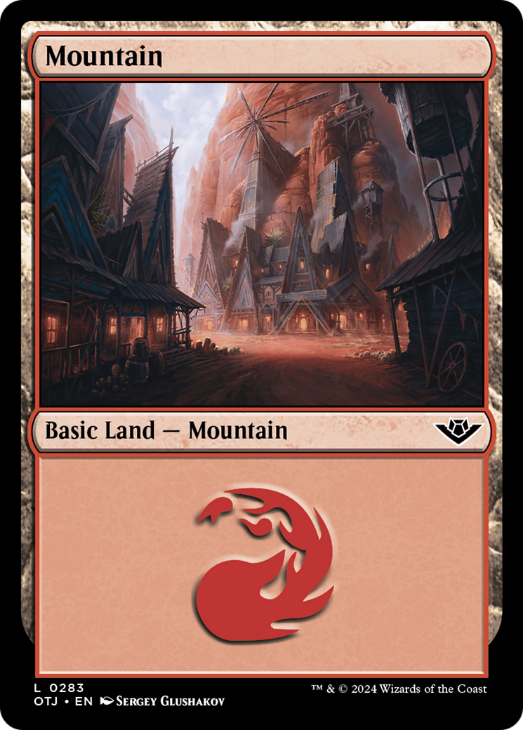 Mountain (0283) [Outlaws of Thunder Junction] | Good Games Morley