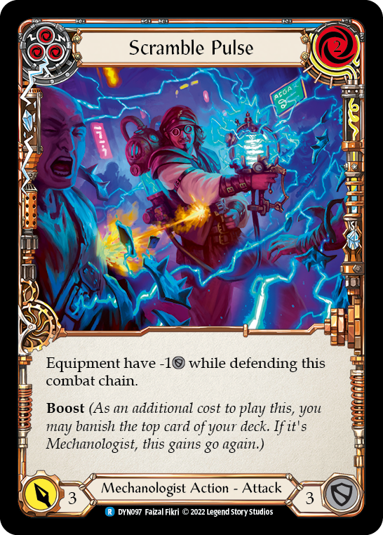 Scramble Pulse (Blue) [DYN097] (Dynasty) | Good Games Morley
