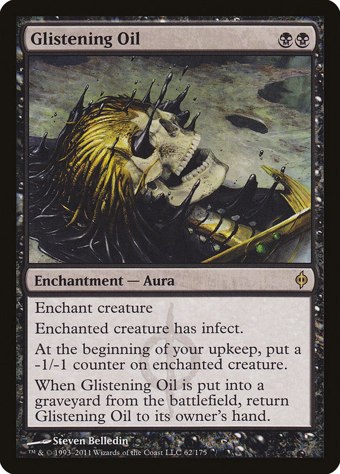 Glistening Oil 62 (New Phyrexia)  - Foil | Good Games Morley