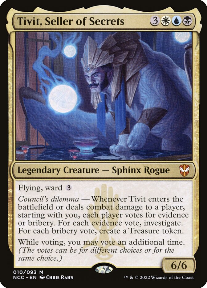 Tivit, Seller of Secrets 10 (Commander: Streets of New Capenna)  | Good Games Morley