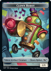 Clown Robot (003) // Food (011) Double-Sided Token [Unfinity Tokens] | Good Games Morley
