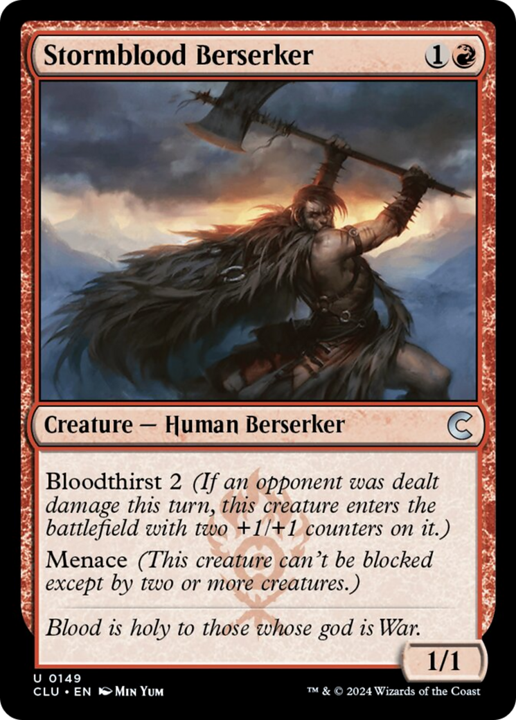 Stormblood Berserker [Ravnica: Clue Edition] | Good Games Morley