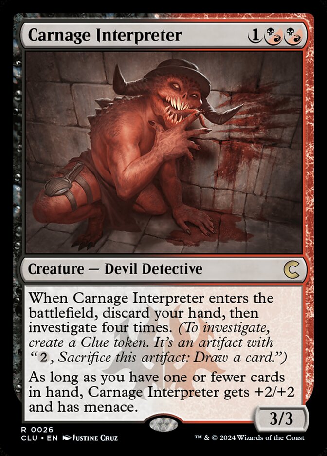 Carnage Interpreter 26/284 (Ravnica: Clue Edition)  | Good Games Morley