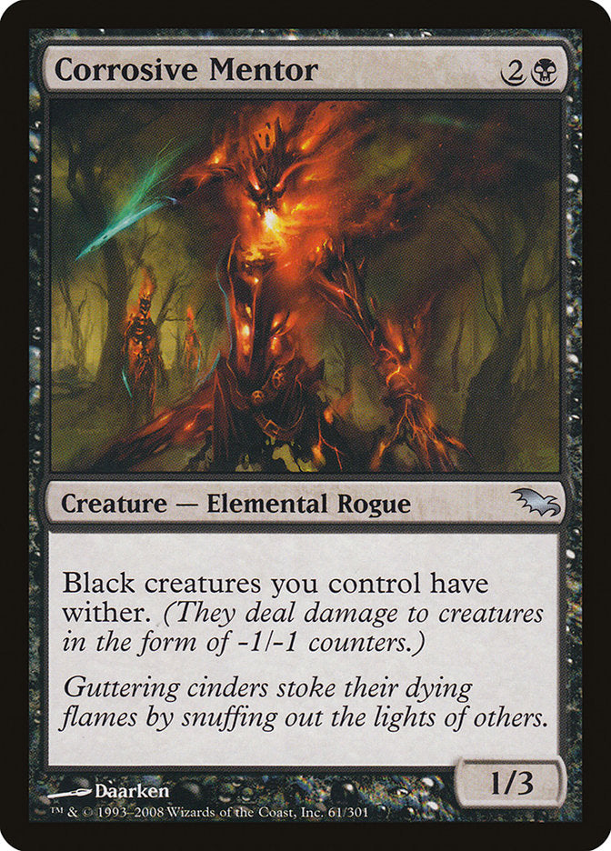 Corrosive Mentor 61/301 (Shadowmoor)  | Good Games Morley