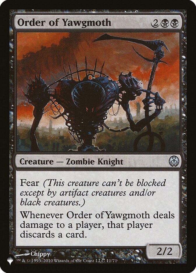 Order of Yawgmoth [The List] | Good Games Morley
