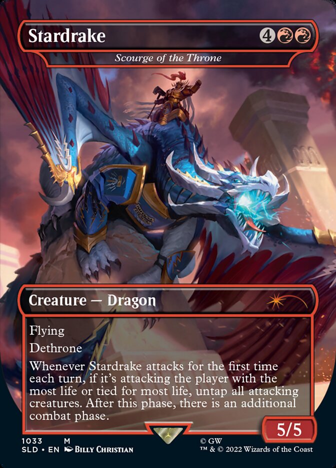 Stardrake - Scourge of the Throne (Borderless) [Secret Lair Drop Series] | Good Games Morley