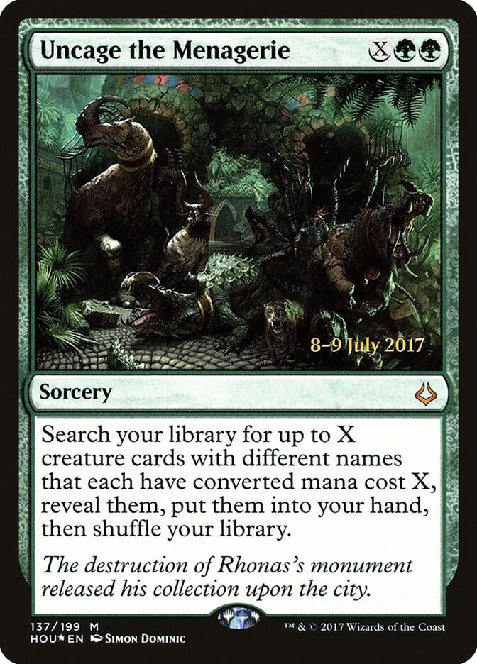 Uncage the Menagerie 137s/62 (Prerelease Cards)  - Foil | Good Games Morley