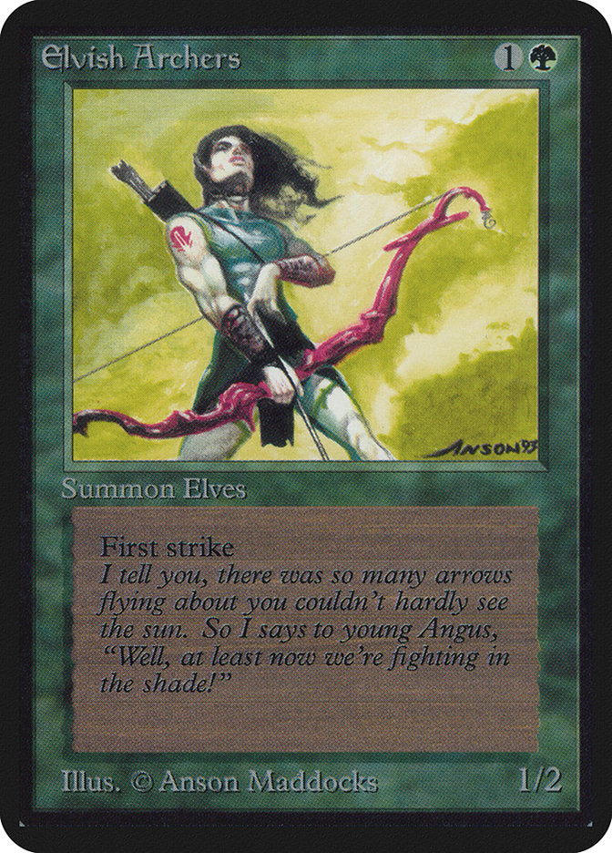 Elvish Archers [Alpha Edition] | Good Games Morley