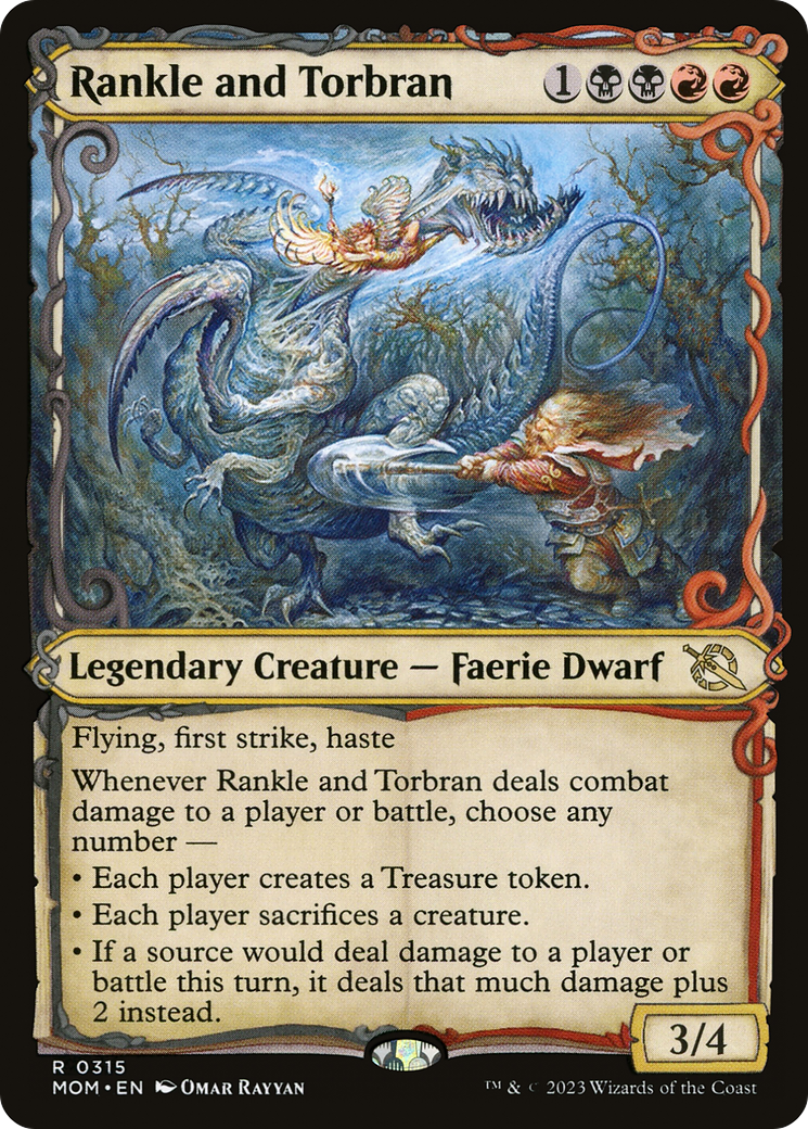 Rankle and Torbran (Showcase Planar Booster Fun) [March of the Machine] | Good Games Morley