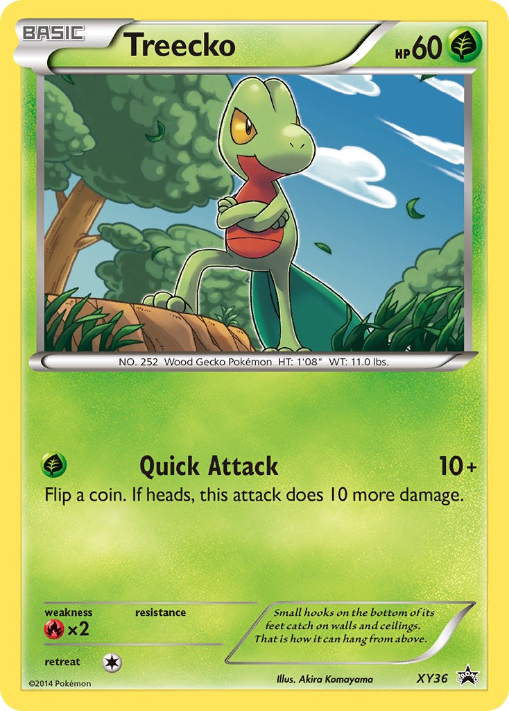 Treecko (XY36) [XY: Black Star Promos] | Good Games Morley