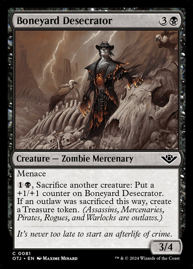 Boneyard Desecrator 81/286 (Outlaws of Thunder Junction)  | Good Games Morley