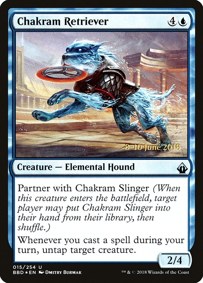 Chakram Retriever (Prerelease) [Battlebond Promos] | Good Games Morley