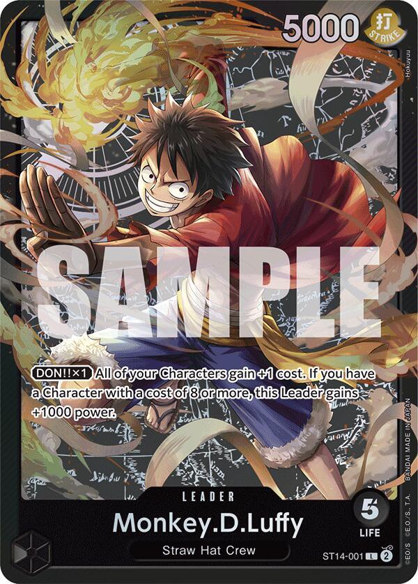 Monkey.D.Luffy ST14-001 (Starter Deck 14: 3D2Y)  - Foil | Good Games Morley