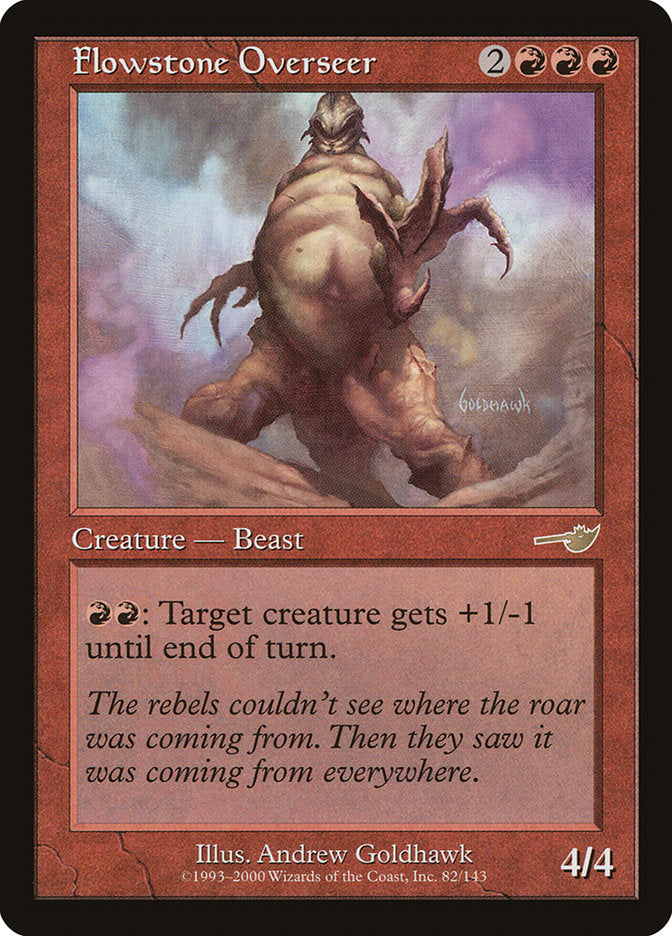 Flowstone Overseer 82/143 (Nemesis)  - Foil | Good Games Morley