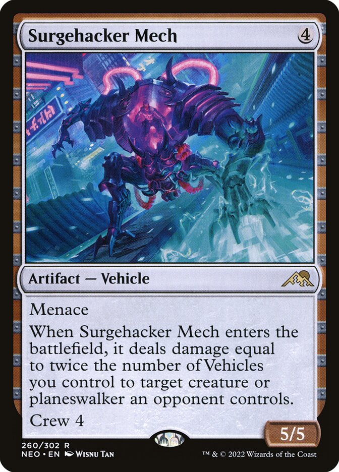 Surgehacker Mech 260 (Kamigawa: Neon Dynasty)  | Good Games Morley