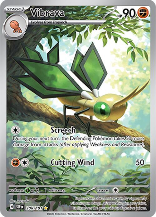 Vibrava 206 191 206/191 (SV08: Surging Sparks)  - Holofoil | Good Games Morley