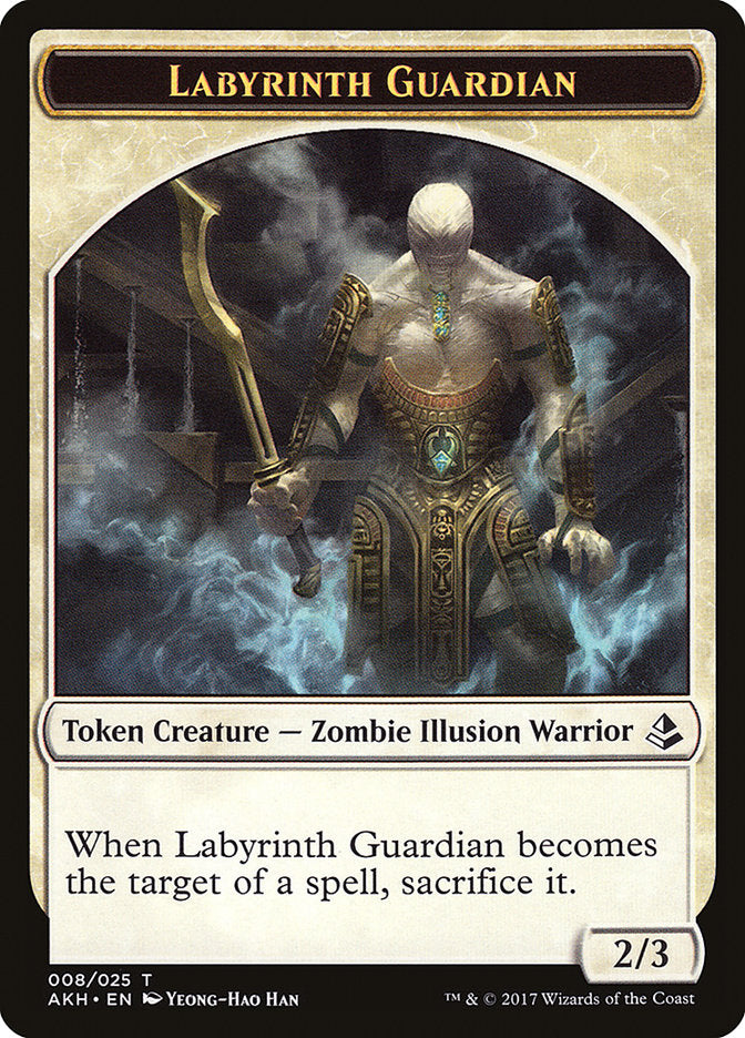 Labyrinth Guardian // Insect Double-Sided Token [Amonkhet Tokens] | Good Games Morley