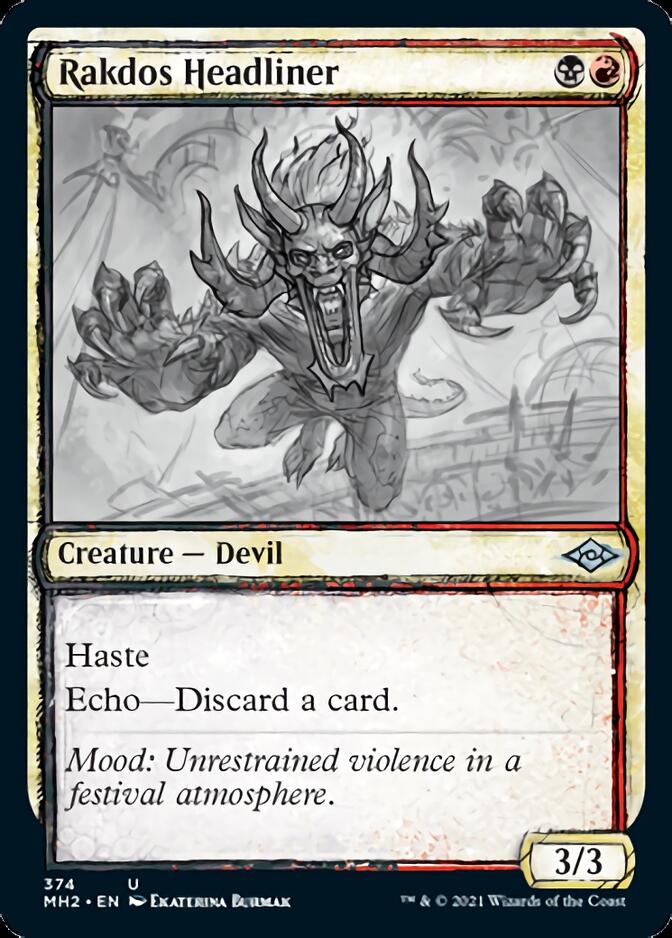 Rakdos Headliner (Sketch) [Modern Horizons 2] | Good Games Morley