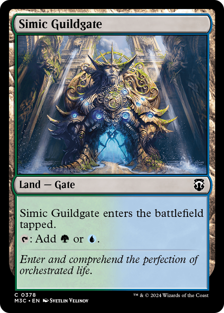 Simic Guildgate (Ripple Foil) [Modern Horizons 3 Commander] | Good Games Morley