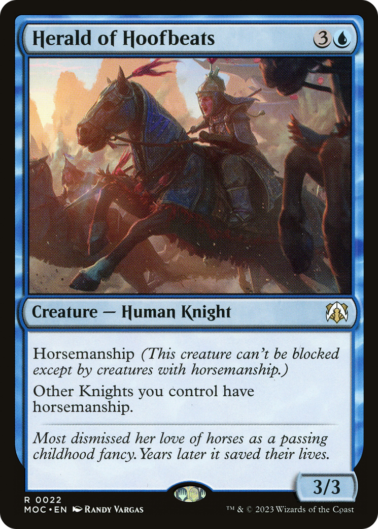 Herald of Hoofbeats [March of the Machine Commander] | Good Games Morley