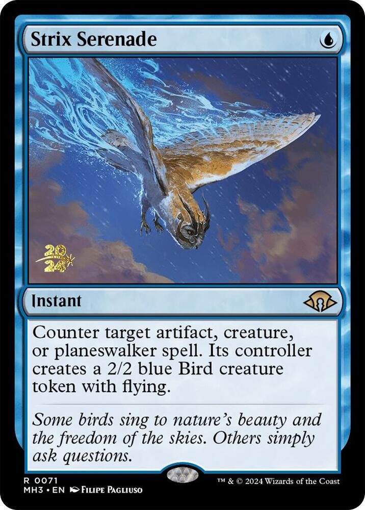 Strix Serenade 71s/90 (Prerelease Cards)  - Foil | Good Games Morley