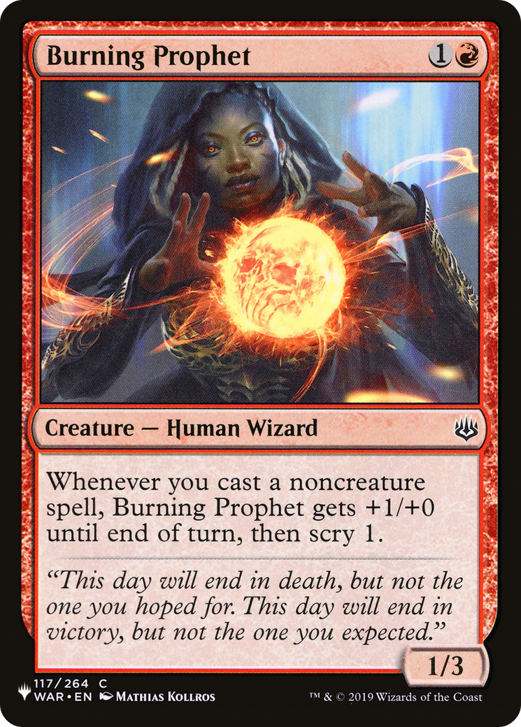 Burning Prophet [The List] | Good Games Morley