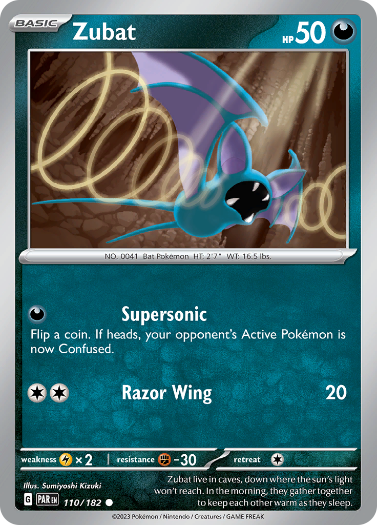 Zubat (110/182) [Scarlet & Violet: Paradox Rift] | Good Games Morley