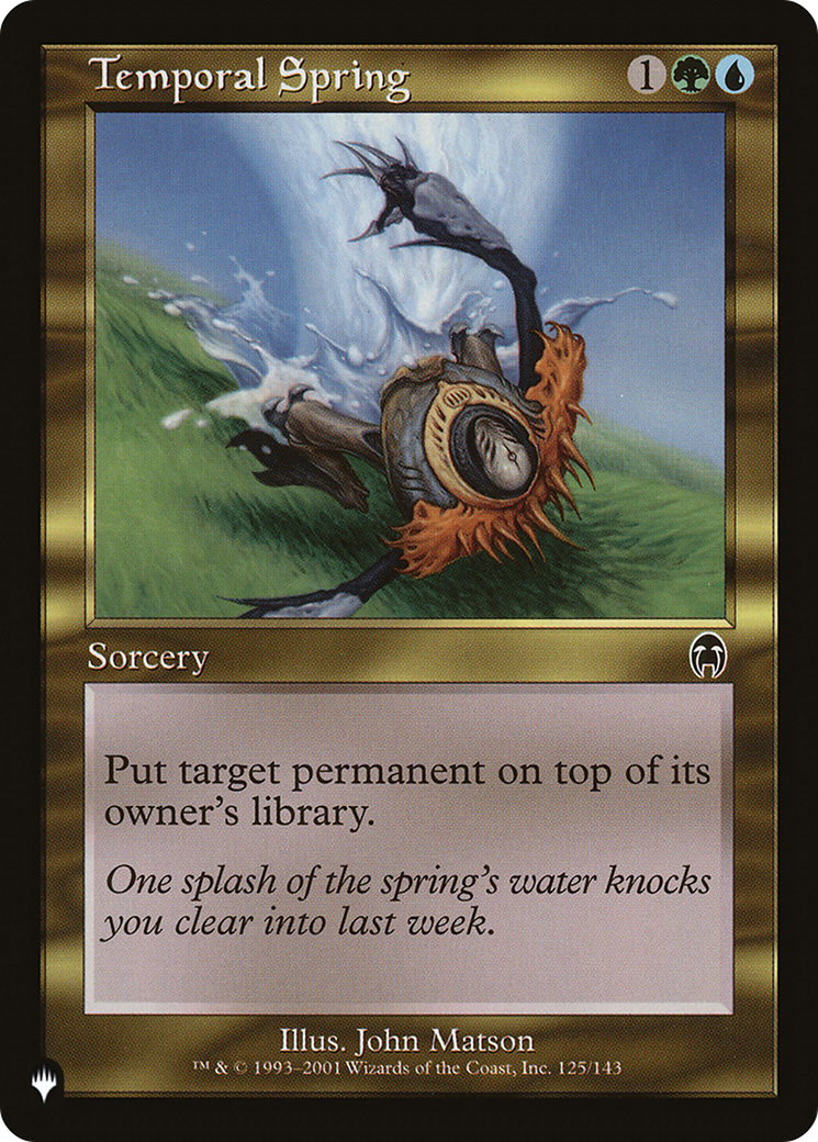 Temporal Spring [The List] | Good Games Morley