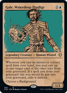Gale Waterdeep Prodigy Showcase 383 (Commander Legends: Battle for Baldur's Gate)  - Foil | Good Games Morley