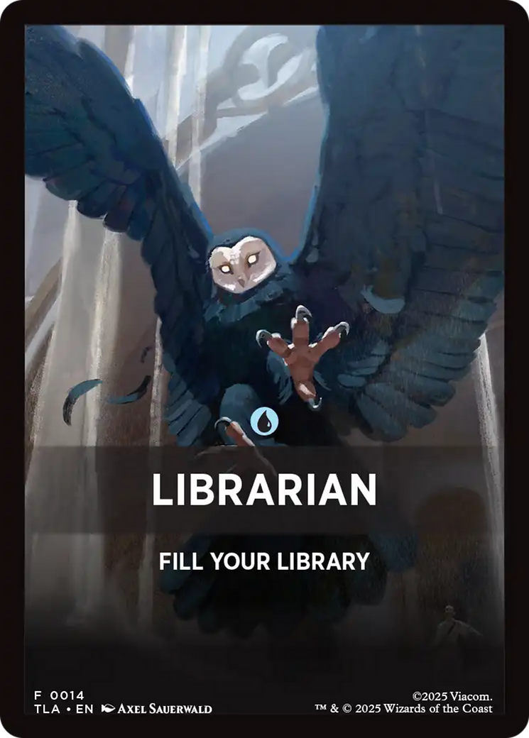 Librarian Theme Card [Avatar: The Last Airbender Tokens] | Good Games Morley