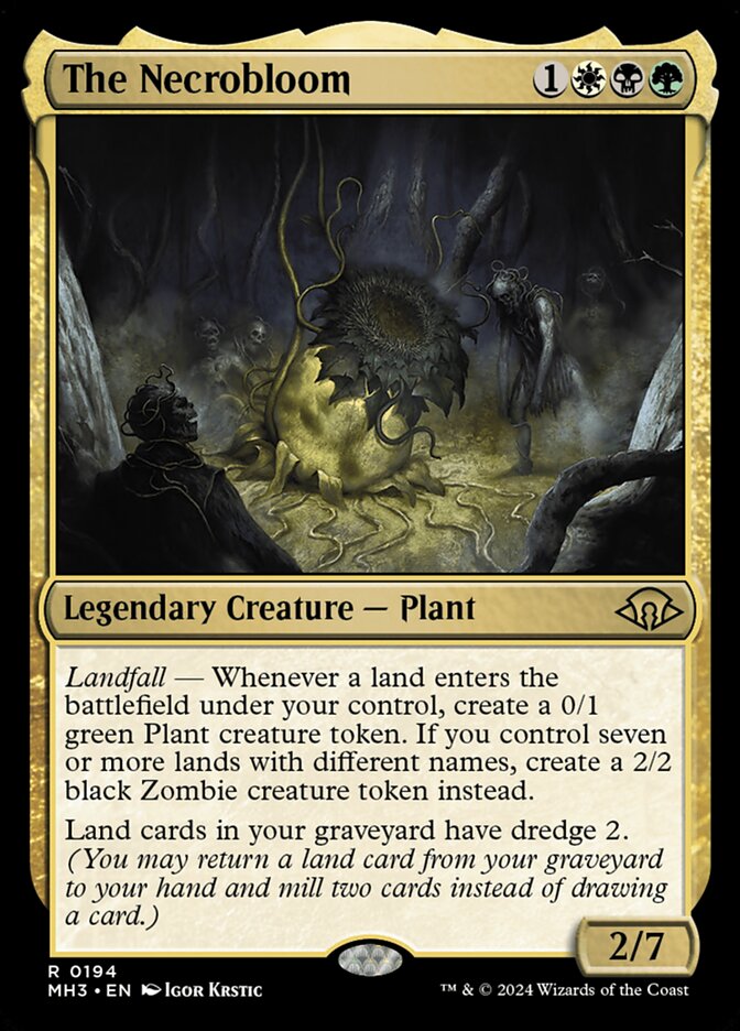 The Necrobloom 194/319 (Modern Horizons 3)  | Good Games Morley