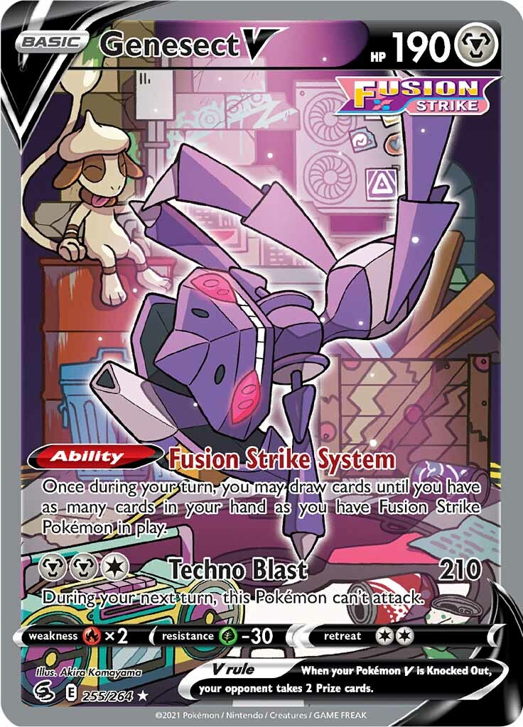 Genesect V (255/264) [Sword & Shield: Fusion Strike] | Good Games Morley