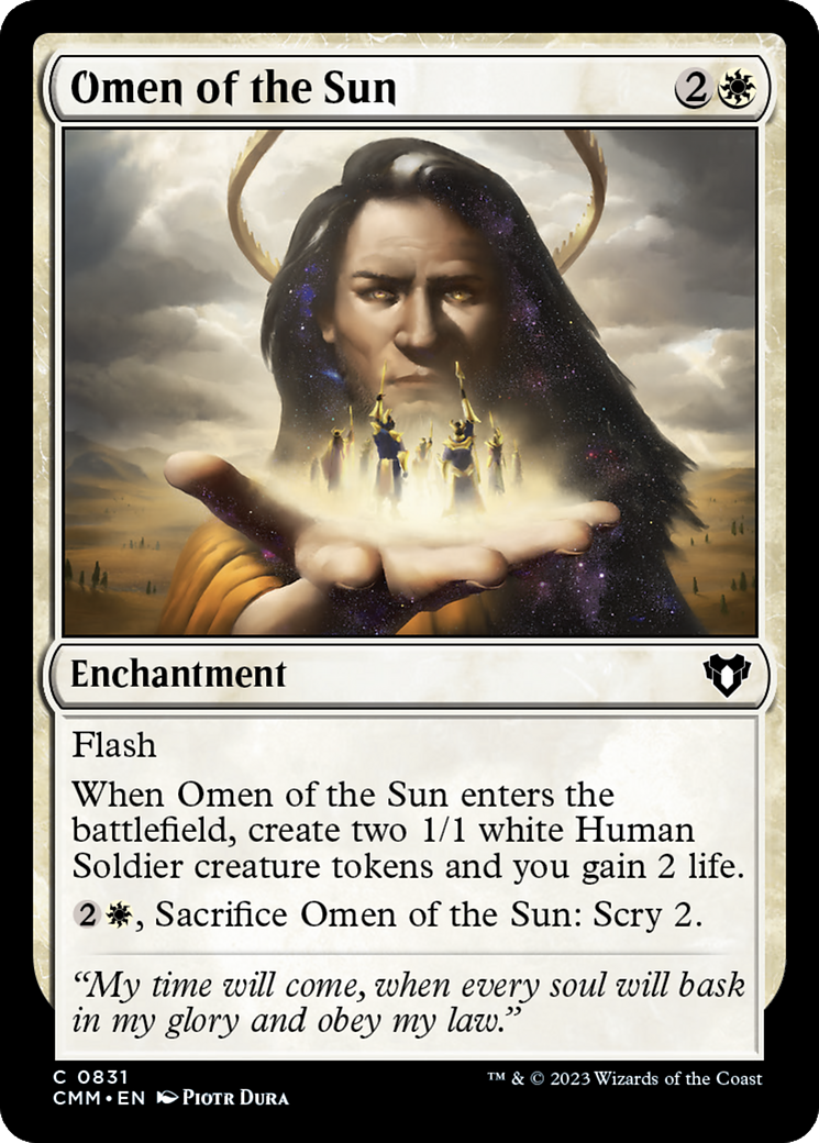 Omen of the Sun [Commander Masters] | Good Games Morley