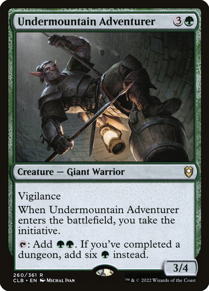 Undermountain Adventurer 260 (Commander Legends: Battle for Baldur's Gate)  | Good Games Morley