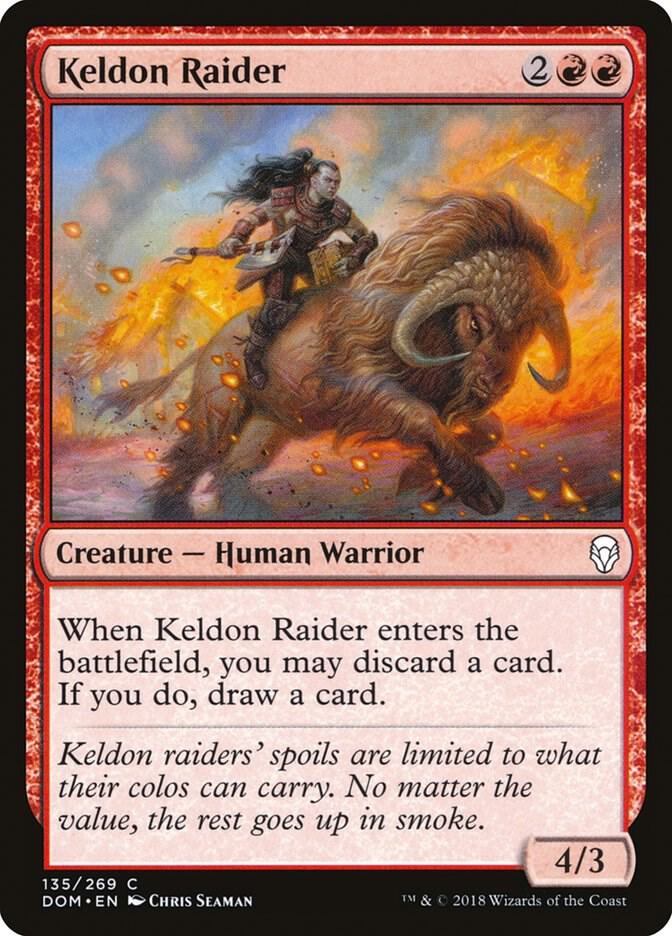 Keldon Raider 135/269 (Dominaria)  - Foil | Good Games Morley
