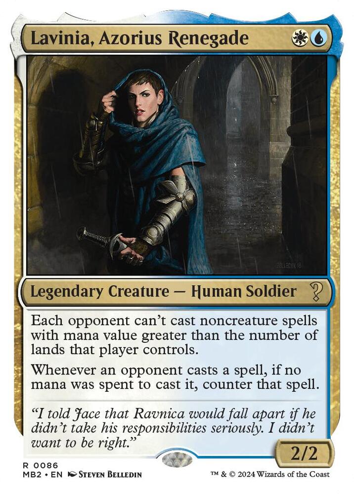 Lavinia, Azorius Renegade 86/390 (Mystery Booster 2)  | Good Games Morley