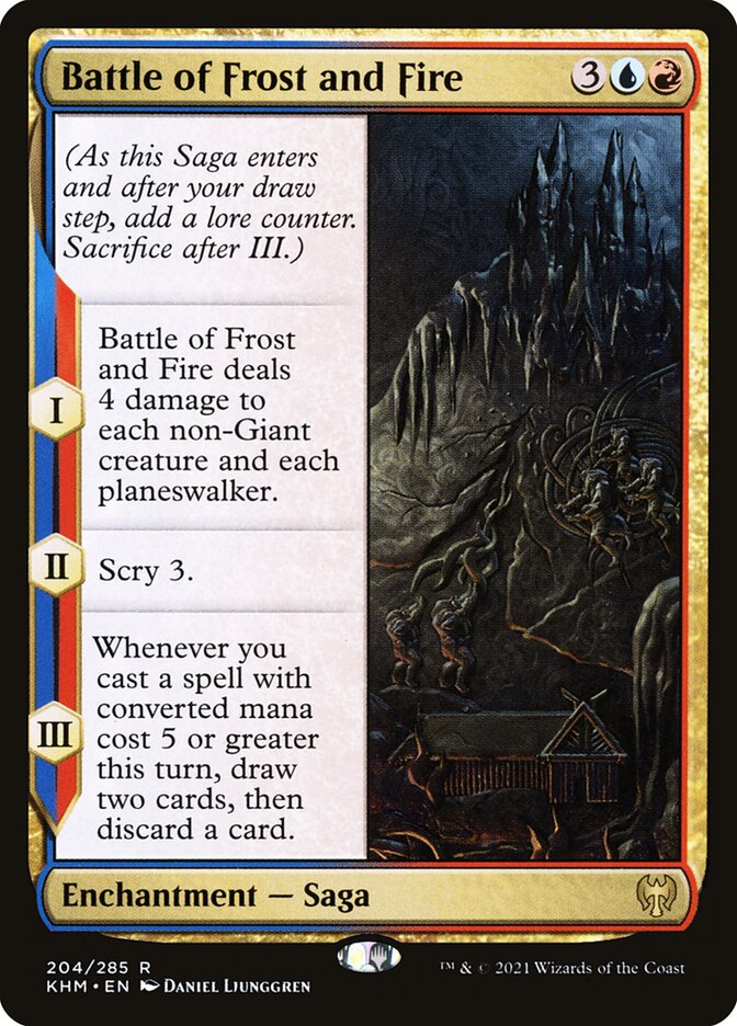 Battle of Frost and Fire 204/285 (Kaldheim)  - Foil | Good Games Morley