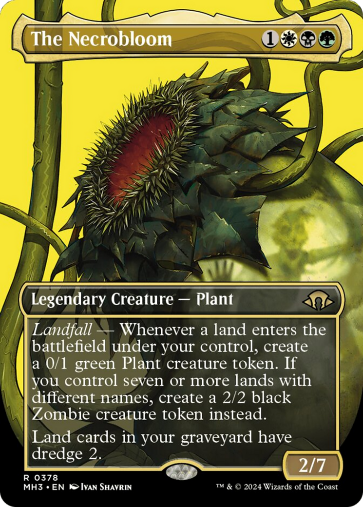 The Necrobloom (Borderless) [Modern Horizons 3] | Good Games Morley