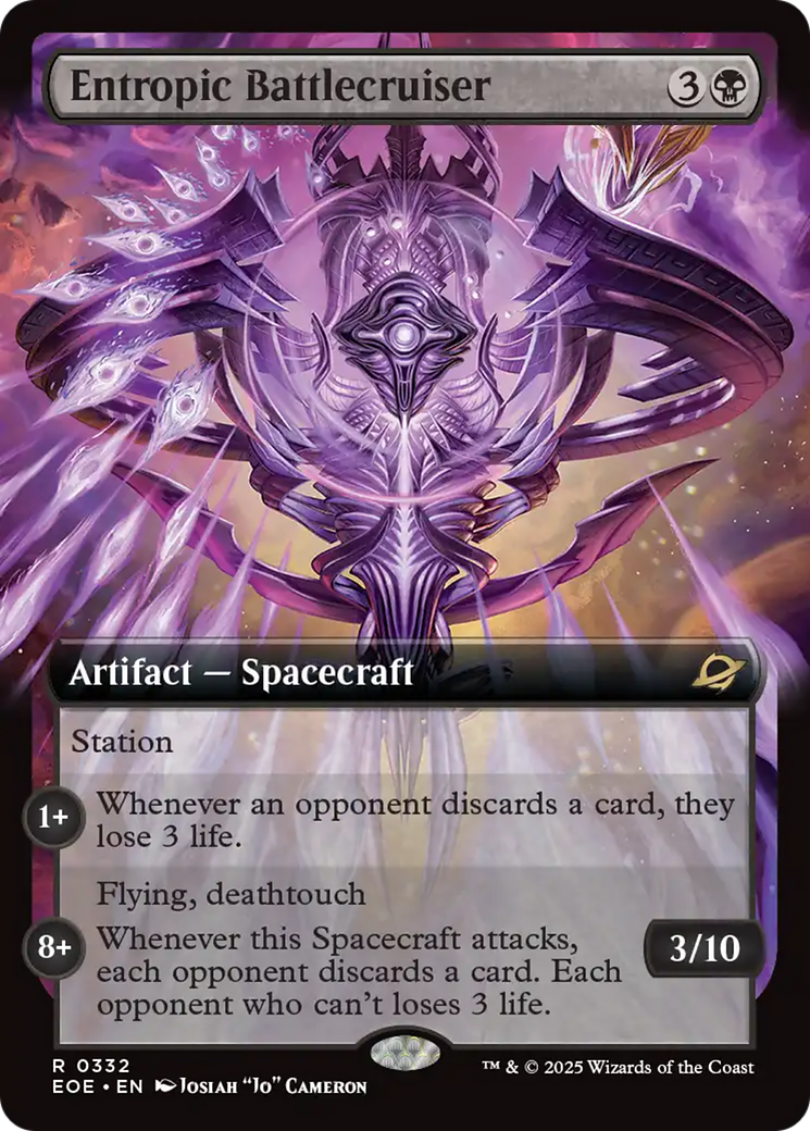 Entropic Battlecruiser (Extended Art) [Edge of Eternities] | Good Games Morley