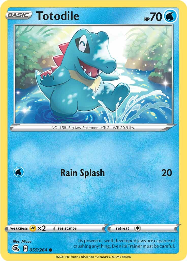 Totodile (055/264) [Sword & Shield: Fusion Strike] | Good Games Morley